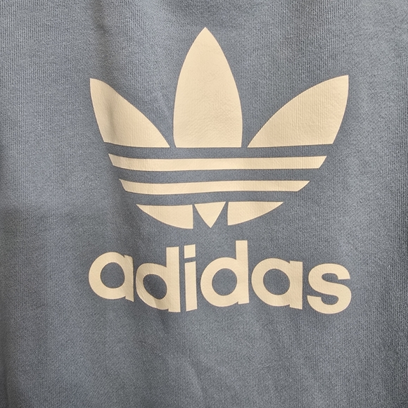 Adidas Men's Light Blue Crewneck Sweater - Picture 4 of 5